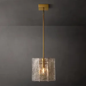 Lattice Clear Glass Pendant Chandelier for Living Room Villa Dining Room Lighting for Home Luxury Lighting Decoration Home