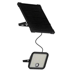 Lead Opto Solar Flood Light Outdoor Waterproof IP65 with Remote Control for Warehouse Parks Gardens