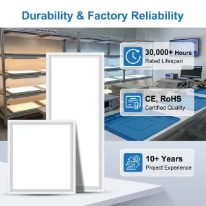 Led Ceiling Light 60x60cm 600×600 2×2 2×4 40W 80W 3CCT LiFUd Driver 2835 Chips Recessed Commercial Led Panel Light