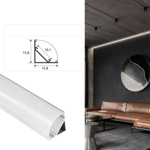 Led Corner Profile Recessed Ceiling Wall Decorations Led Aluminum Profile Channel for Leds