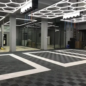Led Hexagon Honeycomb Car Workshop Garage Light Ceiling Panel
