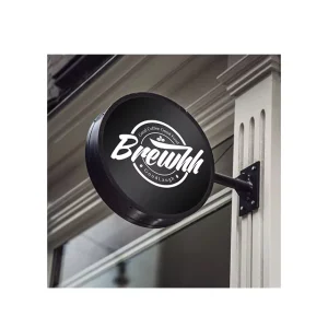 Led Lightbox logo Advertisement Acrylic Double Sided Illuminated Lightbox Acrylic Box Door Head Lightbox Signboard