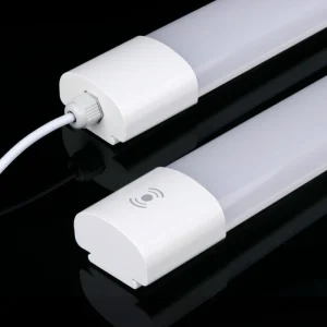 Led Motion Sensor Light Pc Housing Led Tri proof Light 18w 30w 45w 50w 60w Fixtures Ip65 Ip66 Led Batten Lamp for Lobby Garage