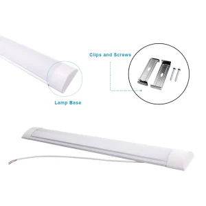 Led Shop Light Fixture 18W-100W 2700-6500K Neutral White LED Linear Fixture LED Purification Lamps LED Batten Light