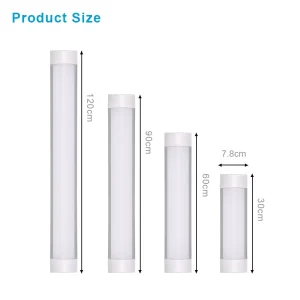 Led Shop Light Fixture 9W 100W 4000K Neutral White LED Linear Fixture LED Purification Lamps LED Batten Light