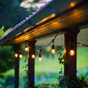 Led Strip Hanging Lights Decorative 1/2W S14 String Lights Waterproof IP65 Outdoor Landscape Lighting