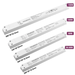 Led Strip Power Supply Triac 100w 24v Profile Light Dimmable Led Drivers Power Supply for Mirror Lights