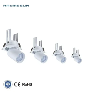 Leimai Highly Popular in Africa Stretched Rotatable Cob Aluminum Cylinder Retractable 25W Adjustable Recessed Led Spotlights