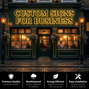 Letrero Iluminado Waterproof Tea Signboard Channel Letter Sighn Business 3D Led Illuminated Sign Led Sign