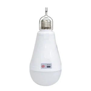 Li-Ion Dual Battery Rechargeable Emergency LED Bulb E27 B22 3-5 Hours Dimmable