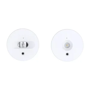 LiFePO4 Battery Emergency Spotlight Recessed Mount LED Ceiling Light with DIP Switch 3W 200lm for Public Areas & Corridors