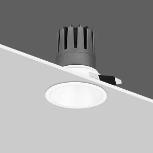 Lifong 8-12W LED Anti-glare Downlight for Dimmable COB Ceiling Light Aluminum CRI90 Modern IP43 for Indoor Home Office Use