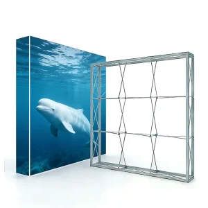Light Box Advertising Light Boxes Assembly Foldable Portable Lightweight Aluminum SEG LED Backlit High Brightness Pop up Exhibit