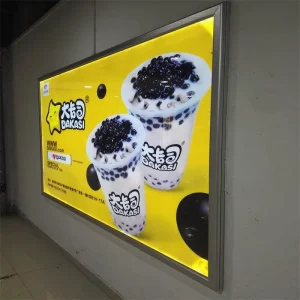 Light Box Illuminated Waterproof Rectangle Sign Board LED Picture Frame
