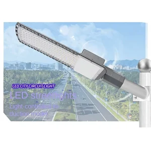 Light Controlled LED IP65 Metal Street Lamp Wide Voltage Outdoor Plug In for Rural Area Lighting