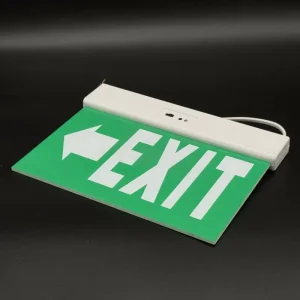 Light Guide Plate Replaceable Pattern LED Fire Emergency Safety Exit Sign Light Acrylic IP30 Rated 3H Emergency Lighting 6000K