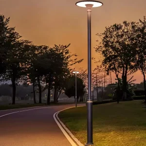 (Light Head Only) Outdoor Post Light Custom Exterior 3000K Warm White LED Street Light Waterproof Garden Pole Lighting System