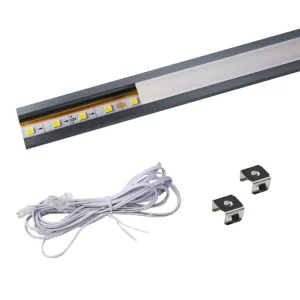 Light Led Recessed Kitchen Wardrobe Accessories Cabinet Light Aluminium Led Profile Light 10*10MM Channel Aluminum Profile