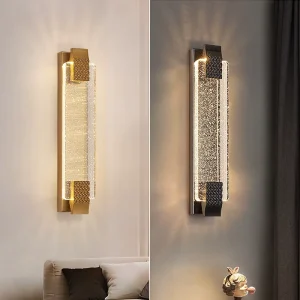 Light Luxury Bubble Crystal Wall Lamp Decorative Light for Living Room TV Background Wall Hallway Bedroom Bedside