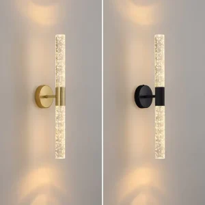 Light Luxury Bubble Linear Wall Sconce Modern Minimalist Decor Light for Hotel Hallway Living Room Background Wall