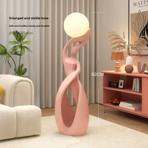 Light Luxury High end Large Art Lamp Modern Abstract Living Room Decorative Lamp Home Decoration Housewarming Gift