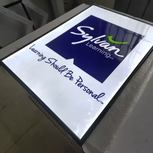 Lightbox Display A0 A1 A2 A3 A4 Aluminum Light Box Poster Frame LED Slim Illuminated Advertising Board