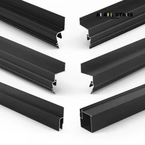 Lighting PVC Stretch Tension Ceiling Aluminum Profile Fabric Profile Stretch Ceiling Frames LED Wall Track Aluminium Profile