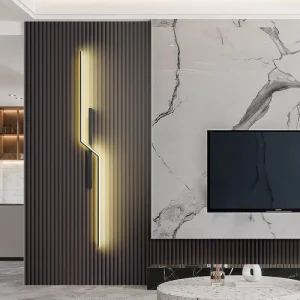 Lightweight Metal Living Room Wall Lamp Lighting Decoration Dining Room Lamp Creative Bedroom Bedside Lamp