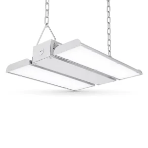 Linear Aluminum Shop Light Fixture SMD2835 Chips 5000K Color Temperature IP54 Rated 5-Year Warranty CRI80 Warehouse Workshop