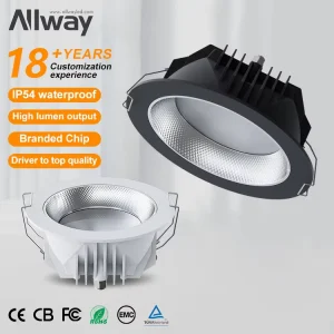 Linear Downlight Indoor Home Hotel White 10w 15w 20w 30w 40w Down Light for Hotel LED Downlights