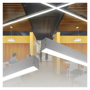 Linear Light Profile Linkable Batten Modern Ceiling Pendant Dim Led Linear Light for Industrial supermarket office Linear Light