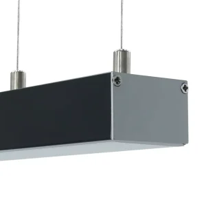 Linear Lighting Aluminium Profile 50*32mm With PC Cover Clip and Endcaps LS 092