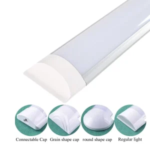 Linkable LED Linear Tube Fixture 18W 36W 54W 60W 80W 100W 600mm 900mm 1200mm 1500mm Tri-proof Lamp Purification LED Batten Light