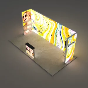 Lintel Advertising Light Box Fabric Portable Exhibit Display SEG Fabric LED Light Box Exhibition Booth Light Box Backlit Exhibit