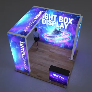 Lintel Portable Trade Show Booth Design Modular Exhibition Booth Stand Expo Display Exhibit Backlit Seg Fair Wall