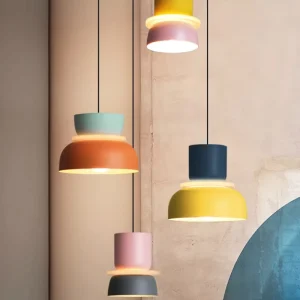 Living Room Bedroom Restaurant Luxury Modern Nordic Kitchen Bedside Island Ceiling Round Hanging LED Chandeliers Pendant Lights