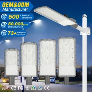 Long Life Energy Saving IP66 Waterproof Outdoor 50W 100W 150W 200W Die Cast Aluminum LED Street Light