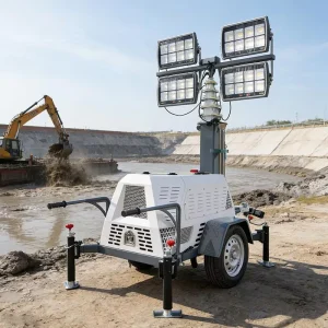 Long Service Life LED Industrial Work Light Tower for Workshop and Warehouse Lighting LED Industrial Work Light Tower