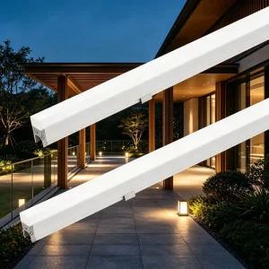 Long Strip Outdoor Architectural Light Aluminum Housing IP67 Waterproof DC24V RGBW Ra80 Villa Roof LED Outline Light