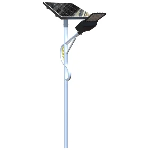 Long Working Hours High Efficiency 60W All in One Solar Street Light LiFePO4 IP65 for Village Road and Courtyard