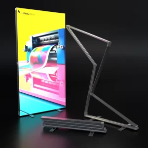 Long life and Durable Modular Portable Aluminum Frame Advertising Light Box Stand Lightweight Advertising Signage