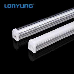 Lonyung 1ft 2ft 3ft 4ft Linkable Led Tubo Aluminum Mounted Dimmable Integrated T5 Led Tube Lamps