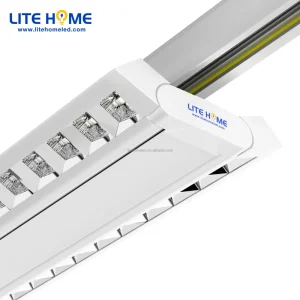 Low Glare LED Linear Track Light 4 Wires 2700K 3500K Led Track Linear LightsCommercial Design for Retail Spaces