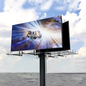 Low Light Attenuation Outdoor Wide Angle LED Wall Fixed Advertising Display Screen for Highway Billboard