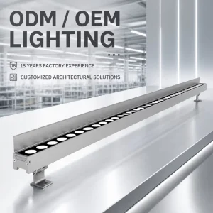 Low Power 12W 15W LED Wall Washer Light High Luminous Efficiency Energy Saving for Commercial Complexes Shopping Mall Lighting
