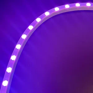 Lqx2018 24v Dc 24w Ip67 Dmx512 Smart Dimmable Rgbw Architectural Contour Lighting Flexible Neon Strip Outdoor Wall Washer Light