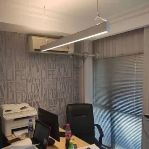Lumin Direct Indirect LED Linear Light up Down 40W DALI Dimmable Suspended Lamp for Office School Hospital