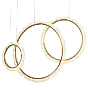 Lumino Simple Round Lights Ceiling Lights Modern Gold Pendant Light Chandeliers for Dining Room Living Room
