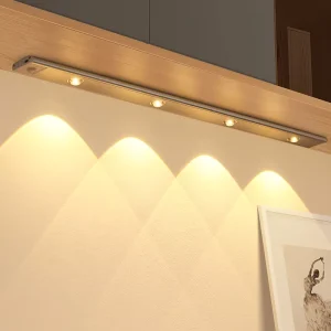 2W Rechargeable Night Light Sensor Light Motion Sensor LED Under Cabinet Light Strip