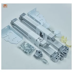 Luxury Aluminum Alloy Manual Retractable Rain Canopy Hardware Set for Balcony Waterproof Polyester Retractable Arm